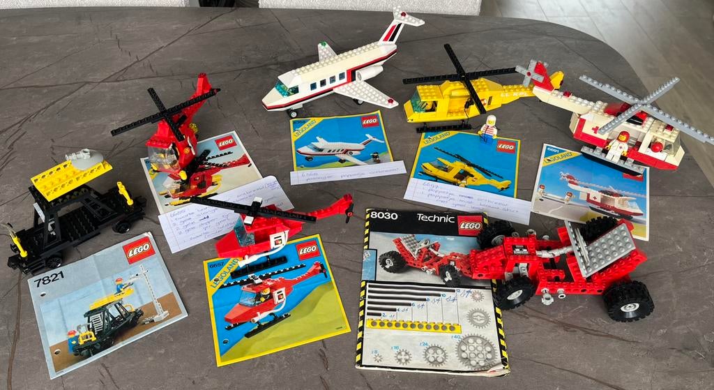 Lego uit de jaren 80, Ophalen of Verzenden, Gebruikt, Meerdere sets, Lego