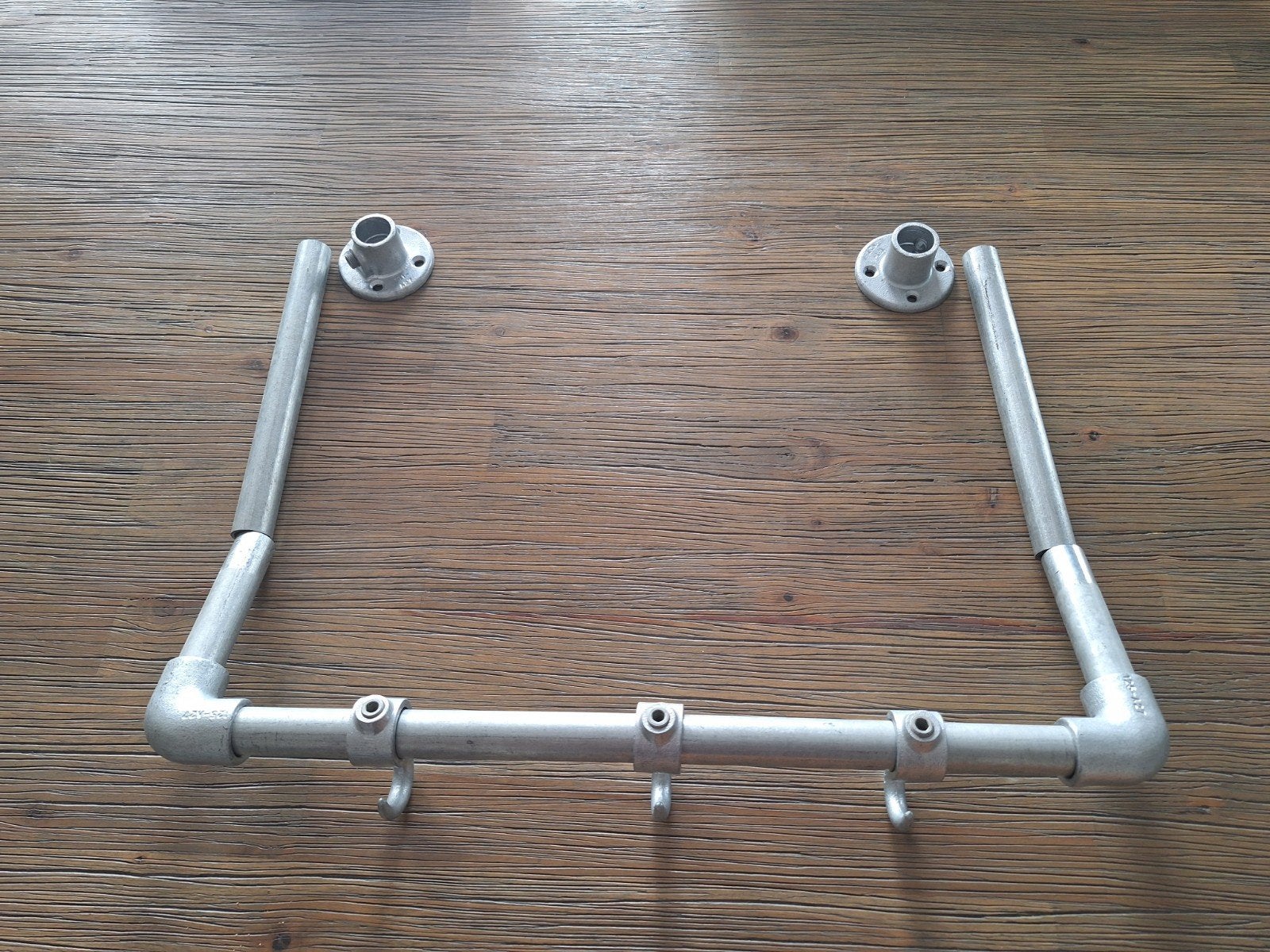 Steigerbuis Kapstok Leeds 60 cm met 3 Haken, Wandkapstok, Verzenden, Nieuw, Minder dan 100 cm