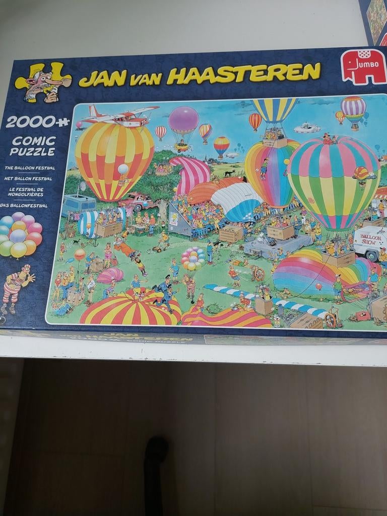 Jan van Haasteren Comic Puzzle - Het Ballon Festival, Ophalen of Verzenden, Meer dan 50 stukjes, Zo goed als nieuw, 6 jaar of ouder