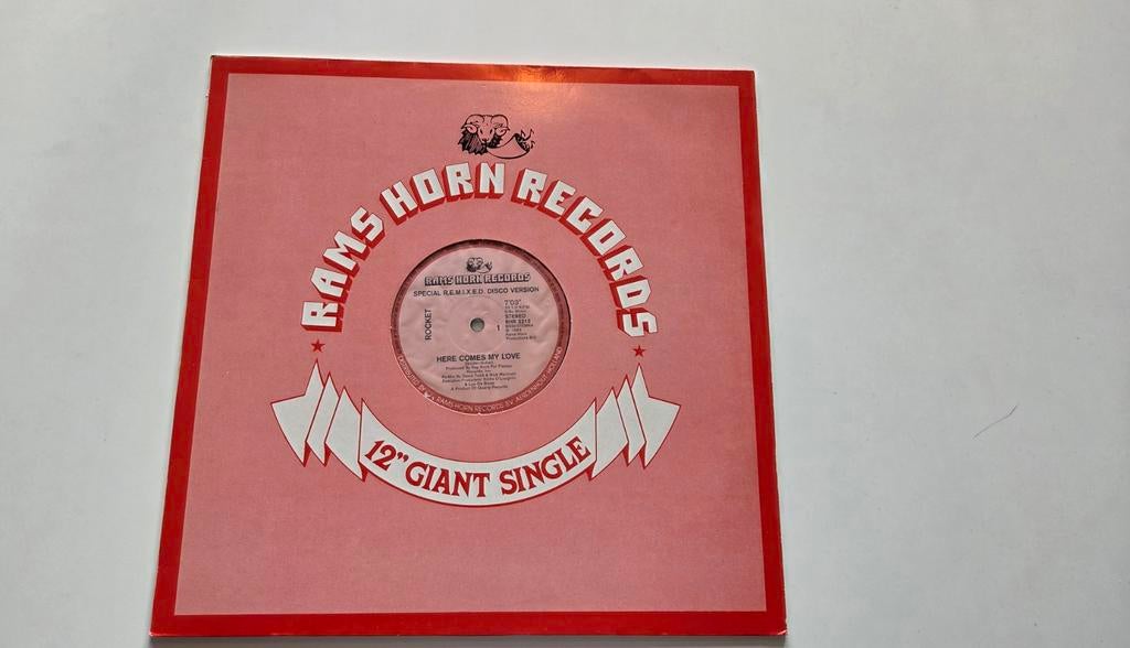 Rocket Here Comes My Love Maxisingle Rams Horn Records, Verzenden, Gebruikt, 12 inch