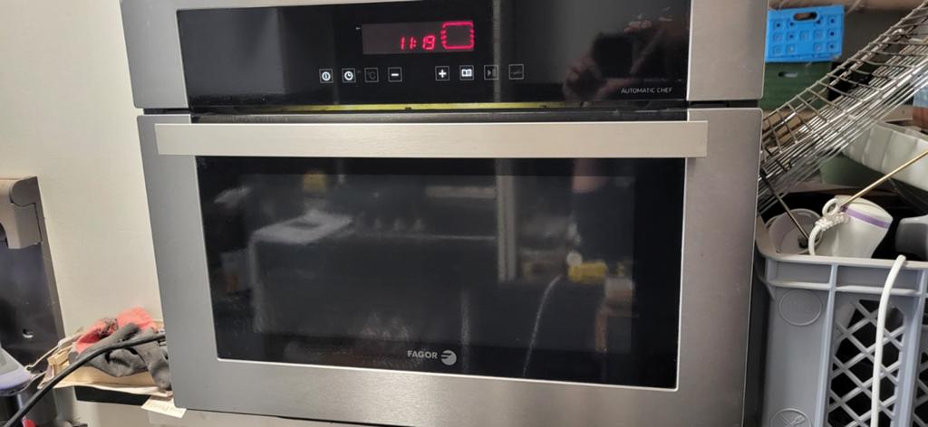 Fagor combi magnetron oven - Inbouw, Witgoed en Apparatuur, Magnetrons, Ophalen, Combimagnetron, Gebruikt, Inbouw
