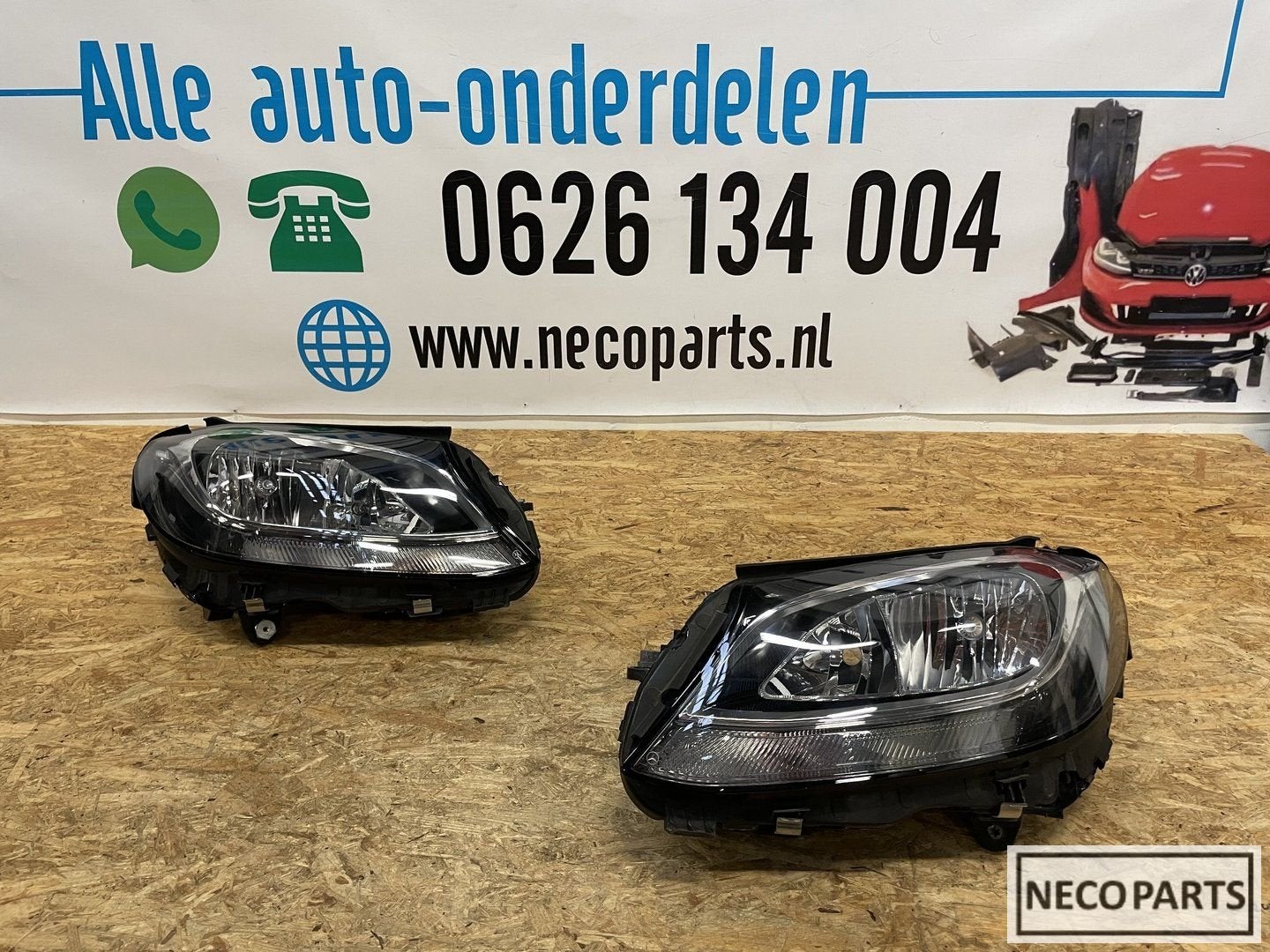 C KLASSE W205 H7 HALOGEEN KOPLAMP KOPLAMPEN ORIGINEEL, -, -, -