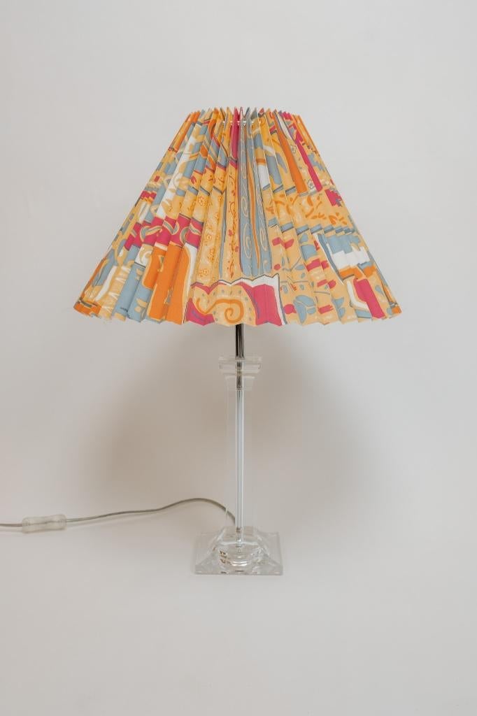Vintage tafellamp van messing met plexiglas, jaren 90, Ophalen, -, -, -