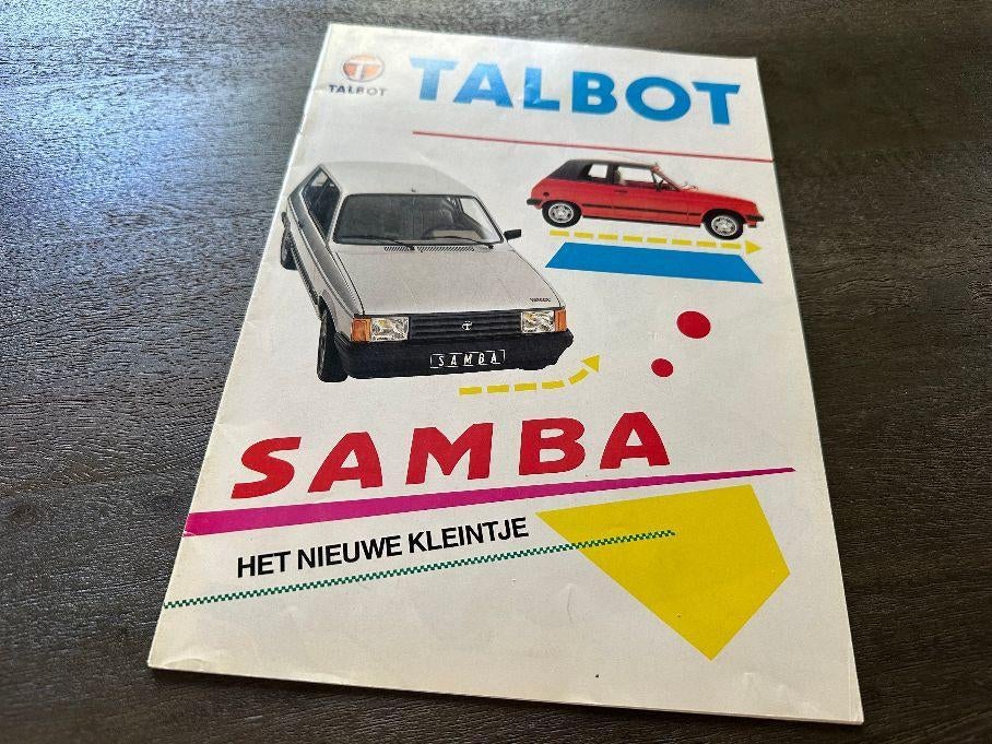Talbot Samba gaaave nieuwstaat folder ook cabrio, Ophalen of Verzenden, Zo goed als nieuw, Overige merken