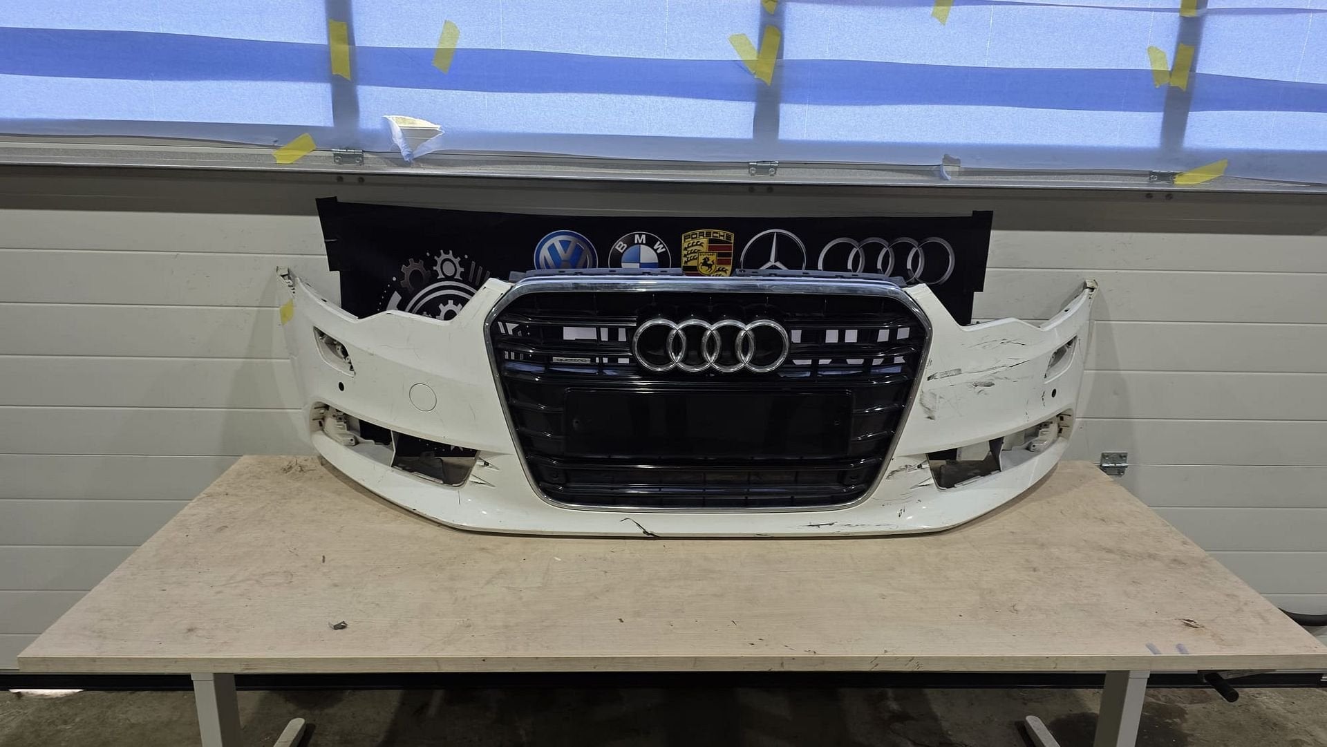 Voorbumper Audi A3 Sportback 8V, Gebruikt, -, Voor, -