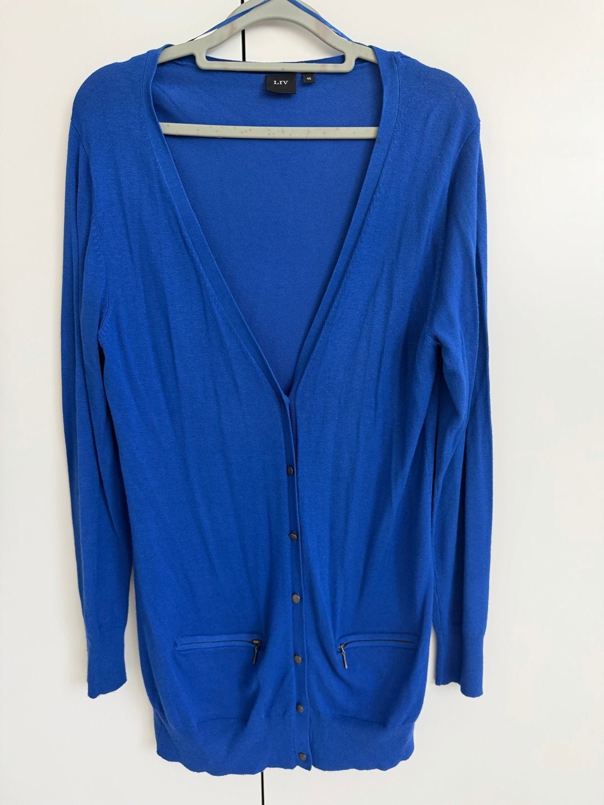 LIV Blauw Vest Maat 40, Ophalen of Verzenden, Gedragen, Maat 38/40 (M), Blauw