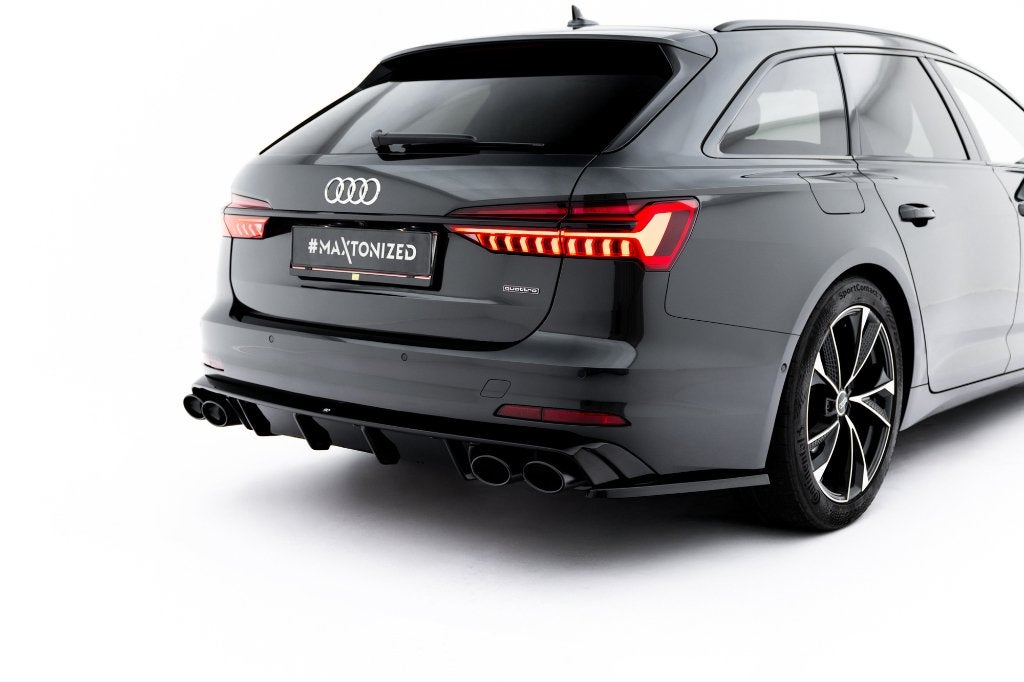 Diffuser + imitatie eindtips - Audi A6 C8 + S-Line 18-23, Ophalen of Verzenden