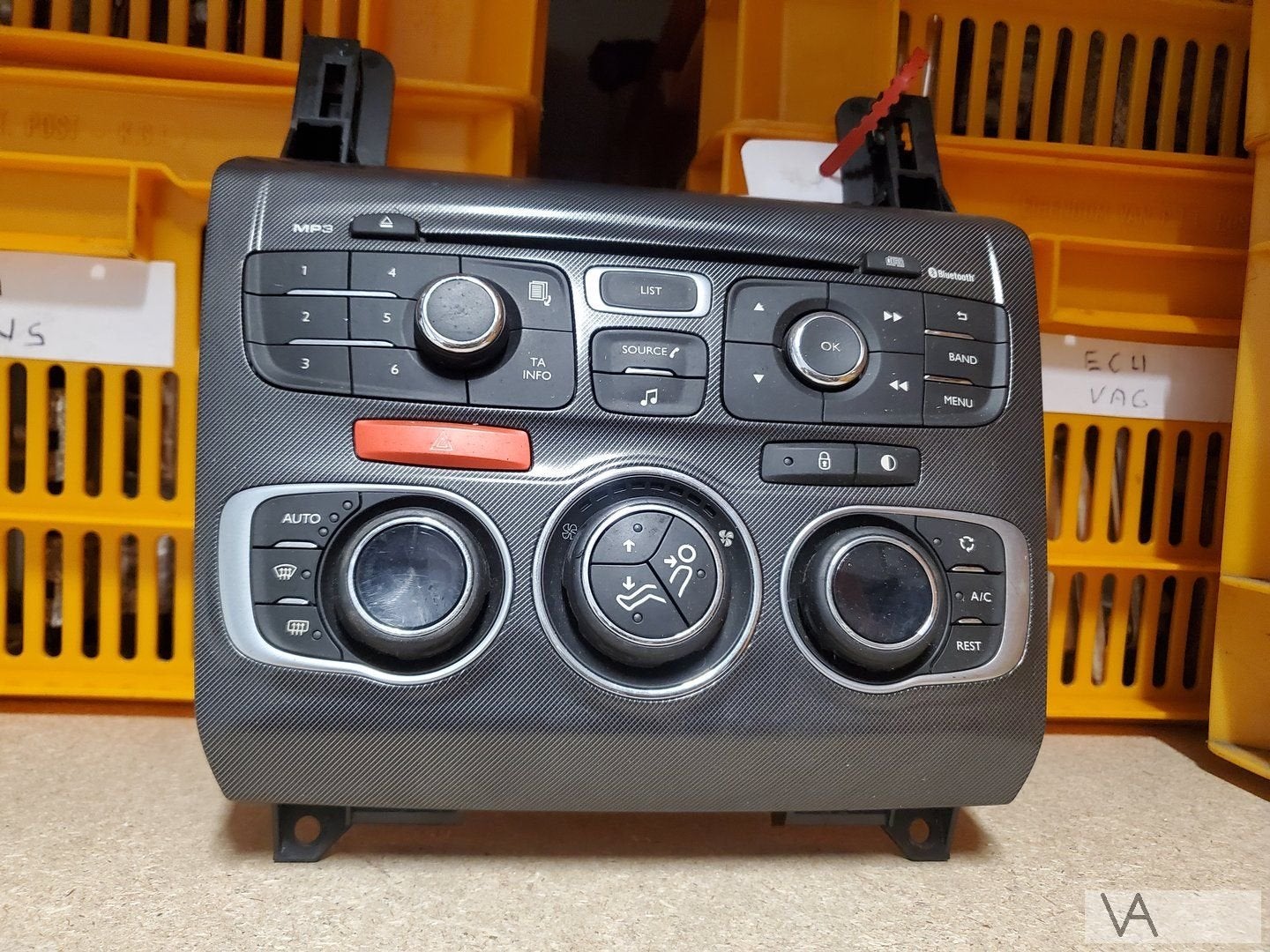 Citroen C4 vanaf 2009 kachel en radio bediening paneel clima, Auto-onderdelen, Gebruikt, -, Ophalen of Verzenden, -