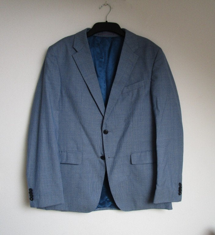 Nr.98: Tommy Hilfiger Colbert Blauw maat 50 Zo goed als nieu, Tommy Hilfiger, Ophalen of Verzenden, Zo goed als nieuw, Maat 48/50 (M)