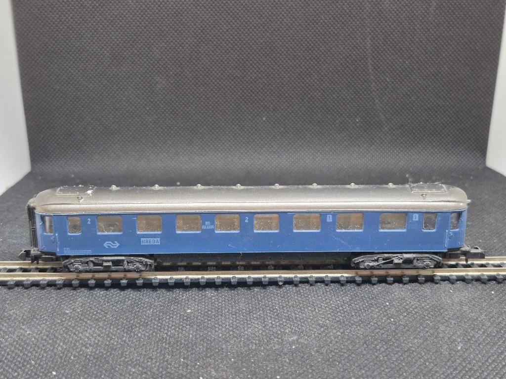 Arnold 0368 - NS 1e/2ekl rijtuig Plan K (15819), Hobby en Vrije tijd, Modeltreinen | N-Spoor, Arnold, Gebruikt, Gelijkstroom, Wagon