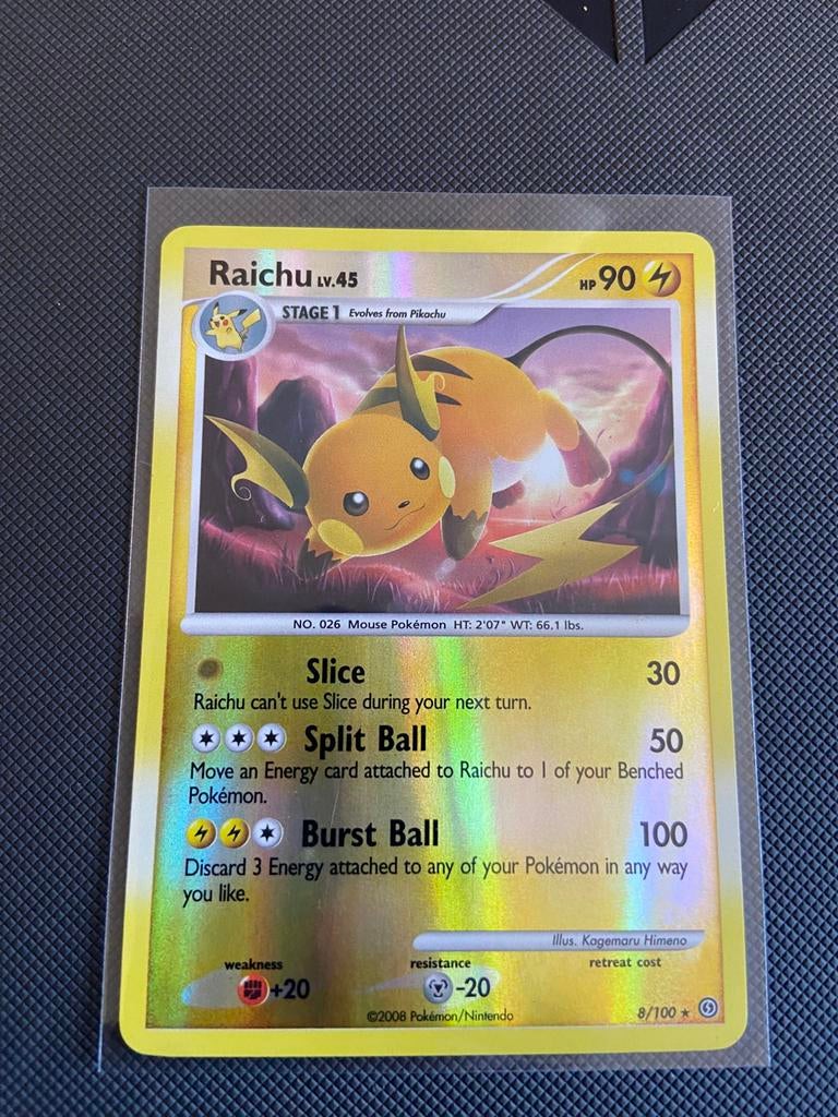 Raichu Lv.45 (STF 8) Reverse Holo Stormfront Pokémon, Ophalen, Zo goed als nieuw