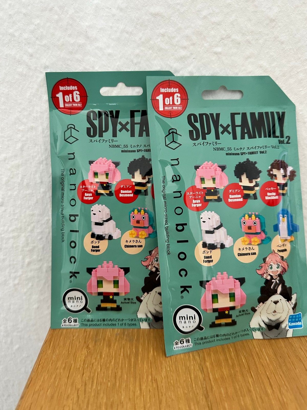 Nanoblock Spy x Family Vol.2 - Nieuw in verpakking, Ophalen of Verzenden, Nieuw, Overige merken