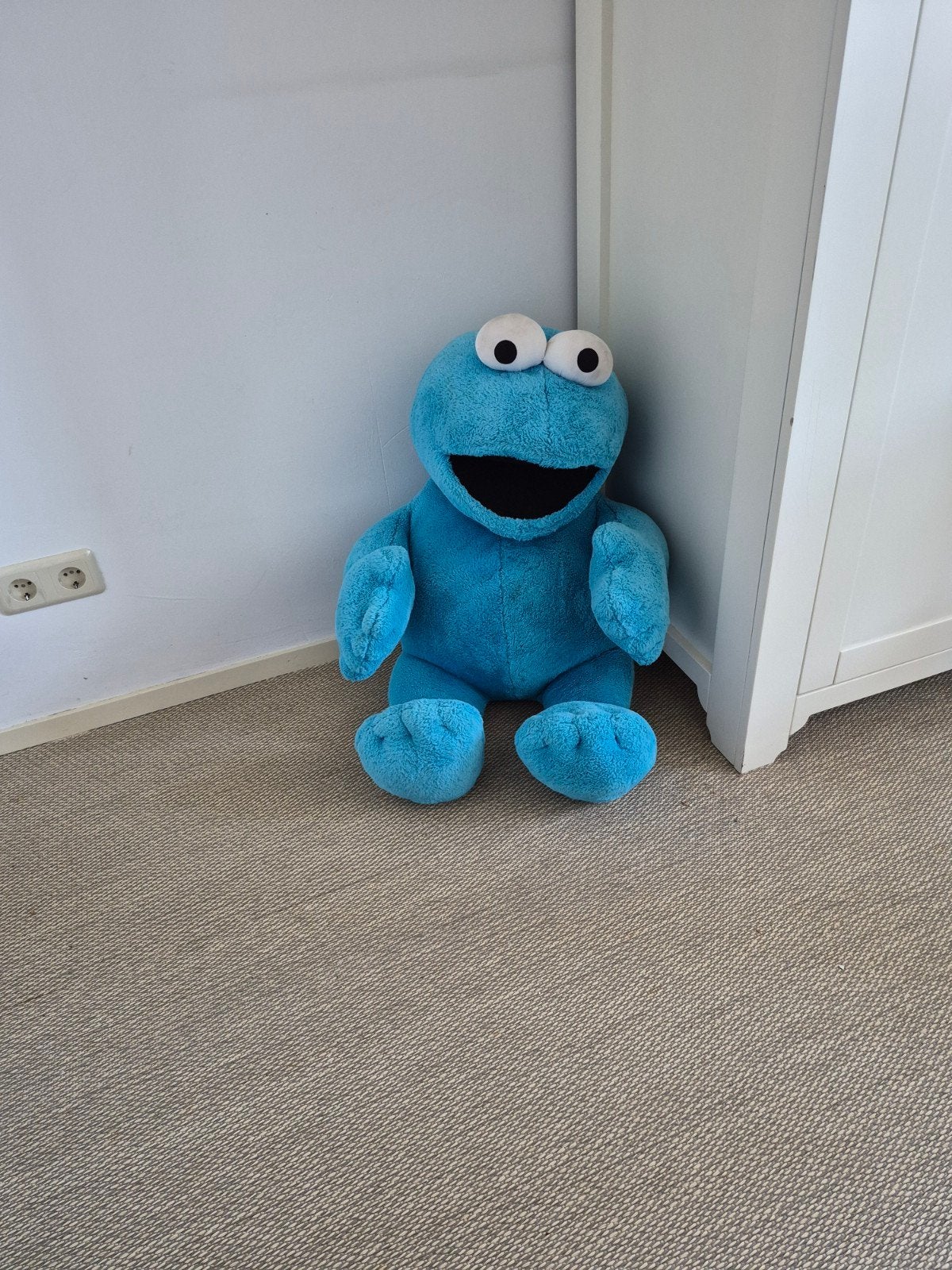 Grote Koekiemonster knuffel - Sesamstraat, Ophalen, Gebruikt, Overige merken, Overige karakters