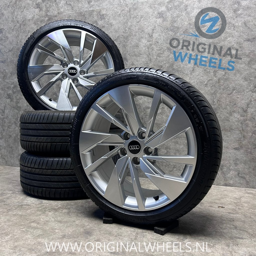 18 inch originele velgen + zomerbanden Audi A3 S3 8Y, Gebruikt, Banden en Velgen, Ophalen of Verzenden, Personenwagen