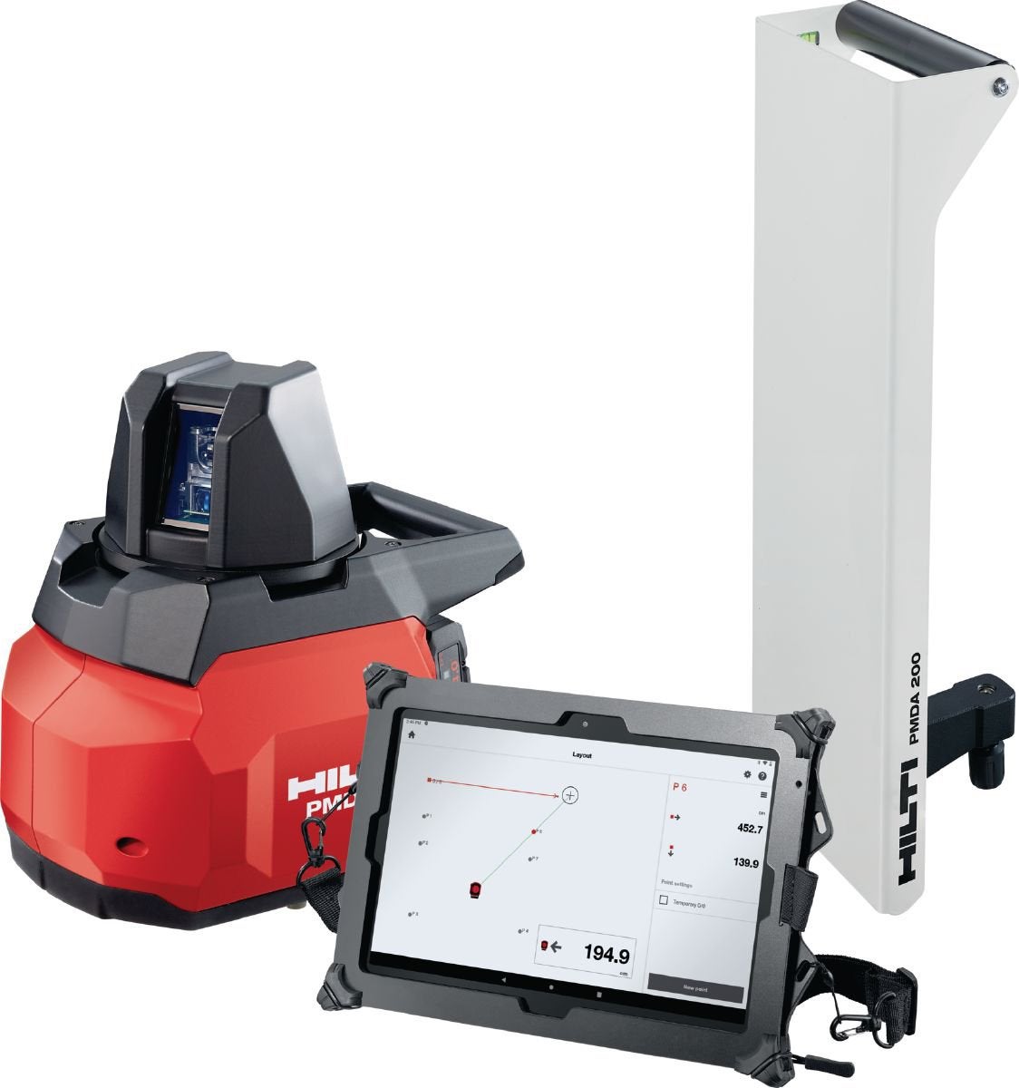 Hilti PMD 200 uitzet laser voor de vakkundige afbouwer, Ophalen, Zo goed als nieuw, Afstand