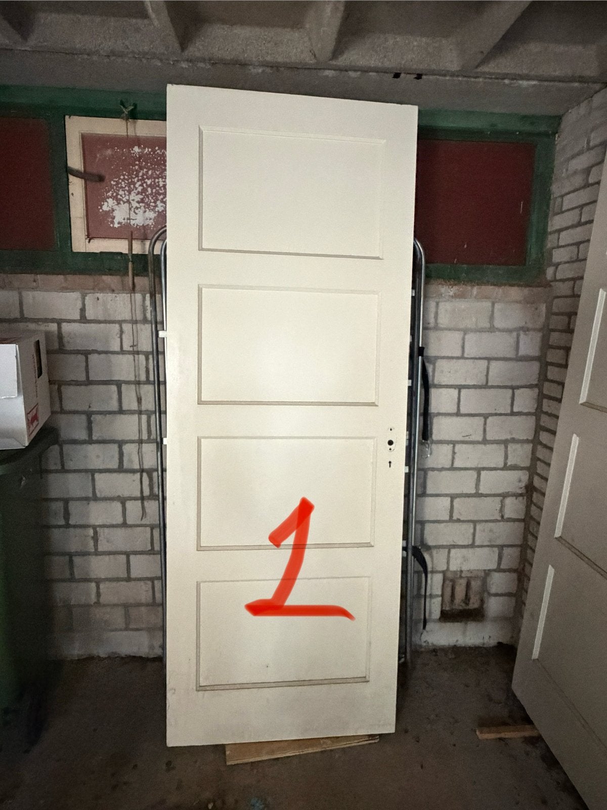 4 tal binnendeuren jaren 30, Ophalen, Gebruikt, Binnendeur, Glas