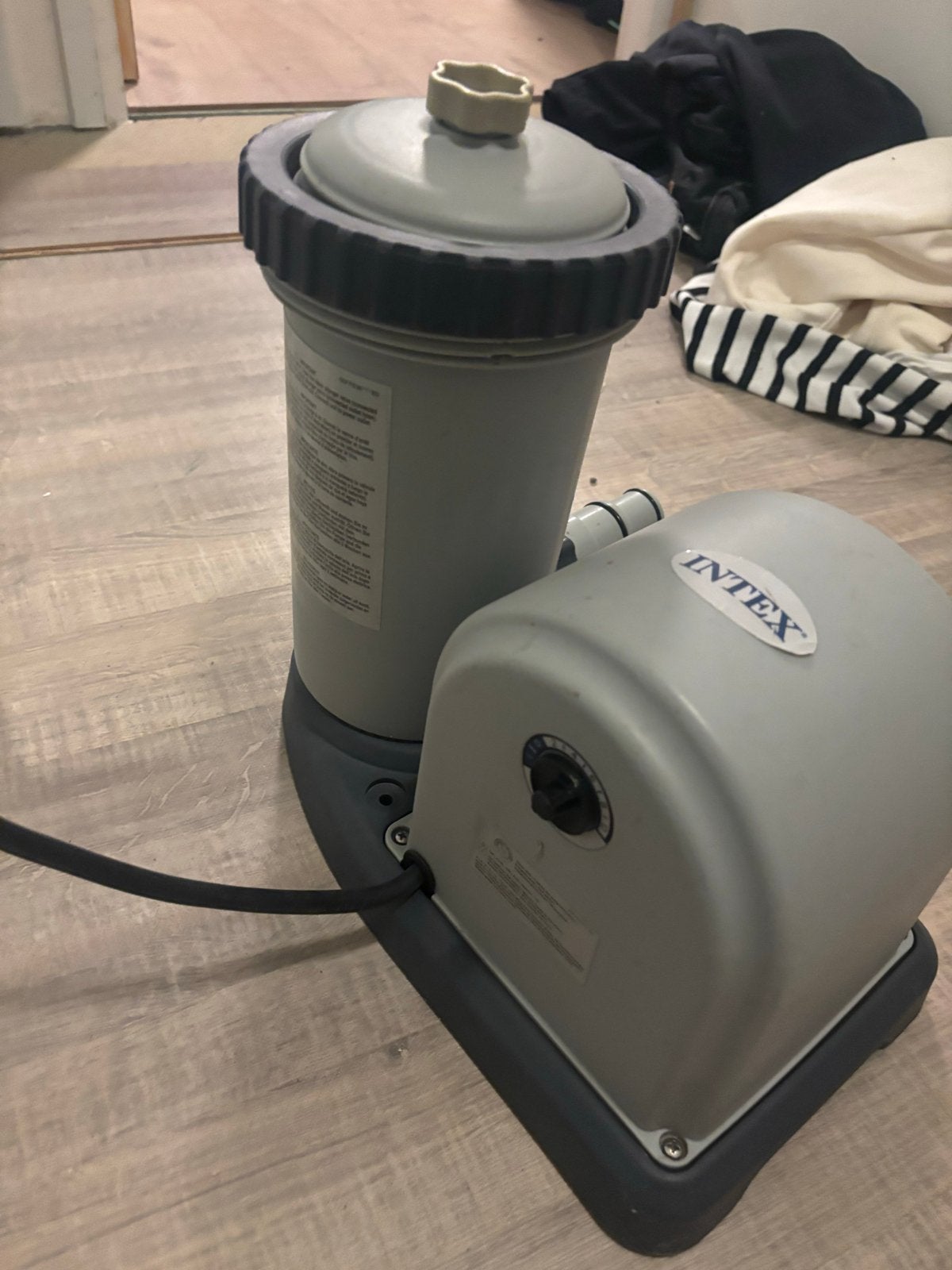 Intex zwembadpomp met filter, Tuin en Terras, Ophalen, Gebruikt, Zwembadpomp