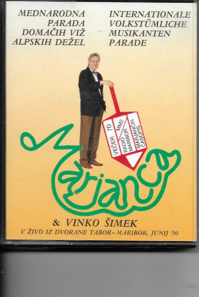 2 cassette bandjes van marjanca & vinko simek, Ophalen of Verzenden, Zo goed als nieuw, Overige genres, 1 bandje