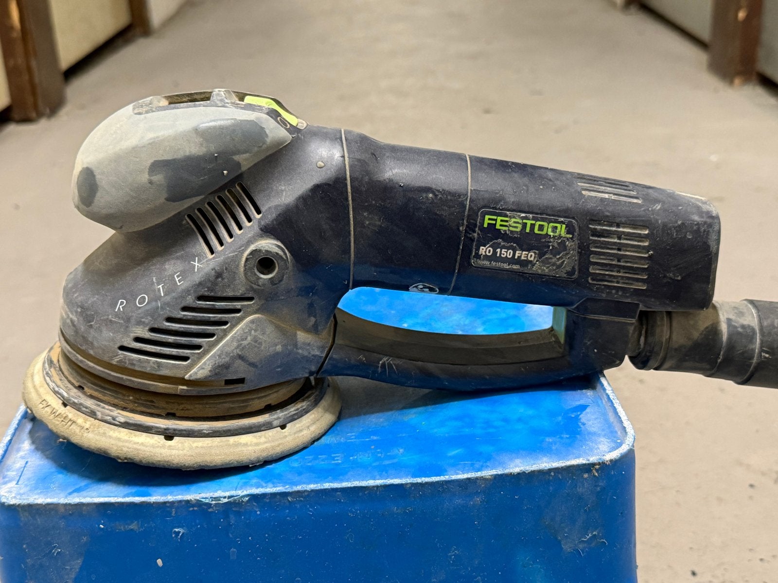 Festool Rotex RO 150 FEQ Excentrische Schuurmachine, Doe-het-zelf en Verbouw, Ophalen, Gebruikt, Excentrische schuurmachine