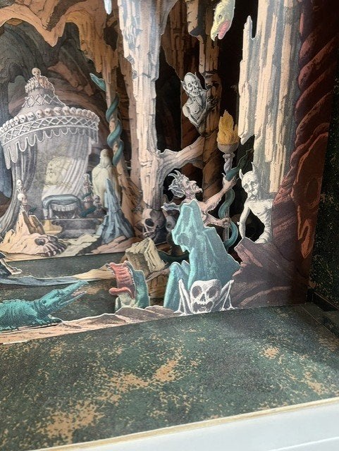 kijkdoos diorama knutselen Halloween 1 op 1 repro 19e eeuw, Ophalen of Verzenden, Nieuw, Knutselwerk