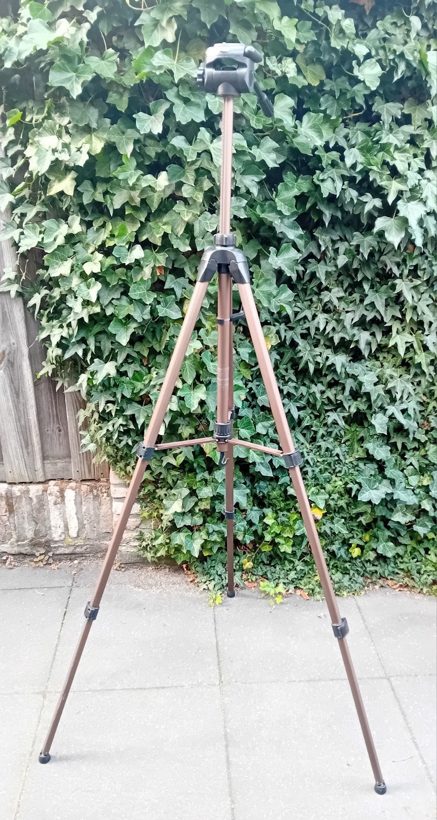 Hama Star 63 Statief met Balhoofd en Waterpas, Audio, Tv en Foto, Zo goed als nieuw, Hama, 150 tot 175 cm, Met balhoofd