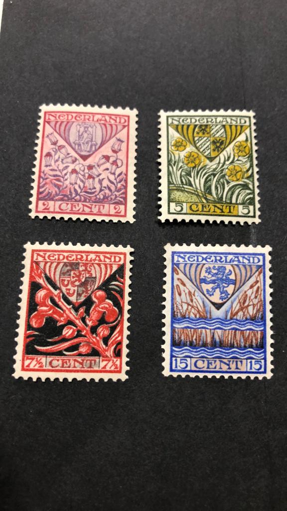 1927 Kinderzegels Provinciewapens, Ophalen of Verzenden, T/m 1940, Postfris