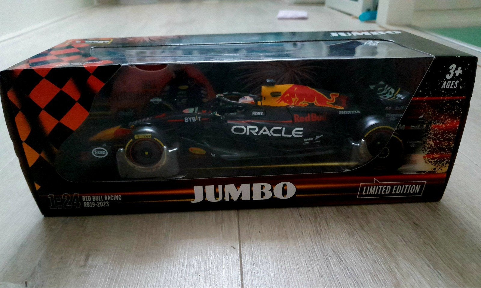 Max Verstappen Jumbo race auto nieuw in doos, Ophalen of Verzenden, Nieuw, Bburago