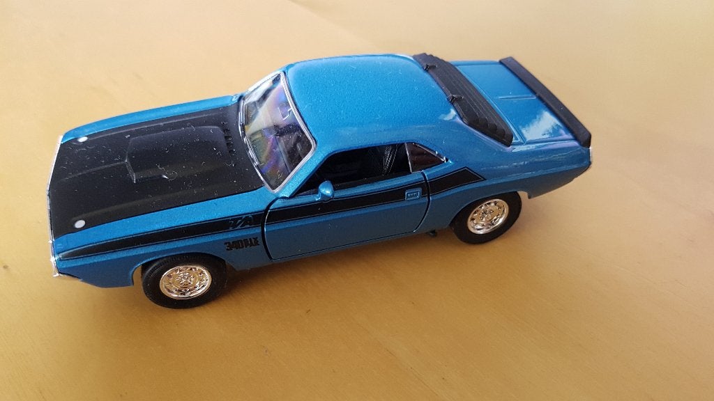 Welly 1970 Dodge Challenger, Hobby en Vrije tijd, Modelauto's | 1:24, Ophalen of Verzenden, Welly