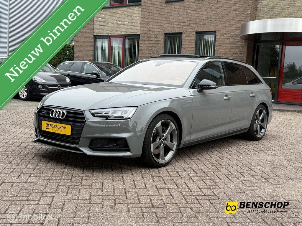 Audi A4 Avant 2.0 TFSI quattro S-line Panodak Alcantara Virt, Auto's, Audi, Automaat, 15 km/l, Zwart, 4 cilinders