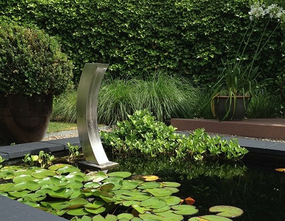 RVS waterloop / fontein, Tuin en Terras, Ophalen, Gebruikt