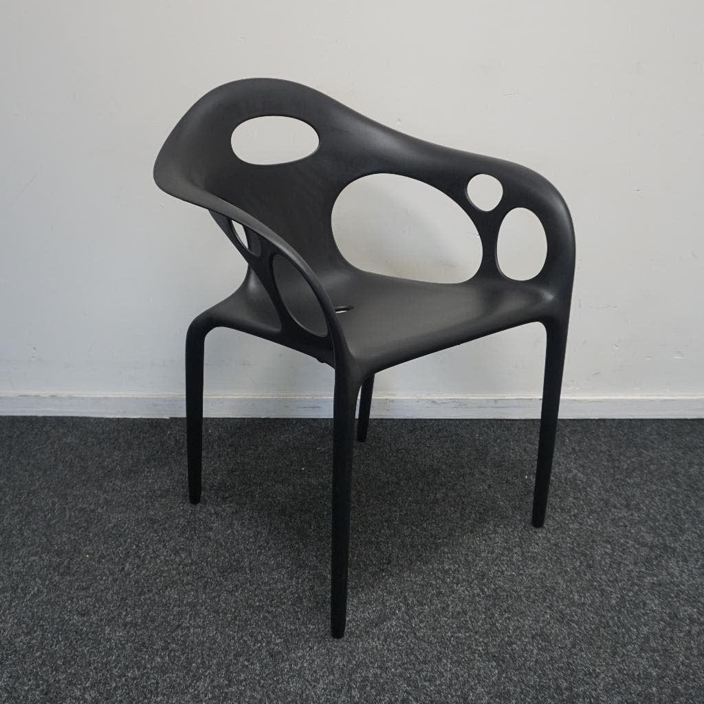 Moroso Supernatural  | Tuinstoelen | Design Stoelen Zwart, Kunststof, Gebruikt, -, Zwart