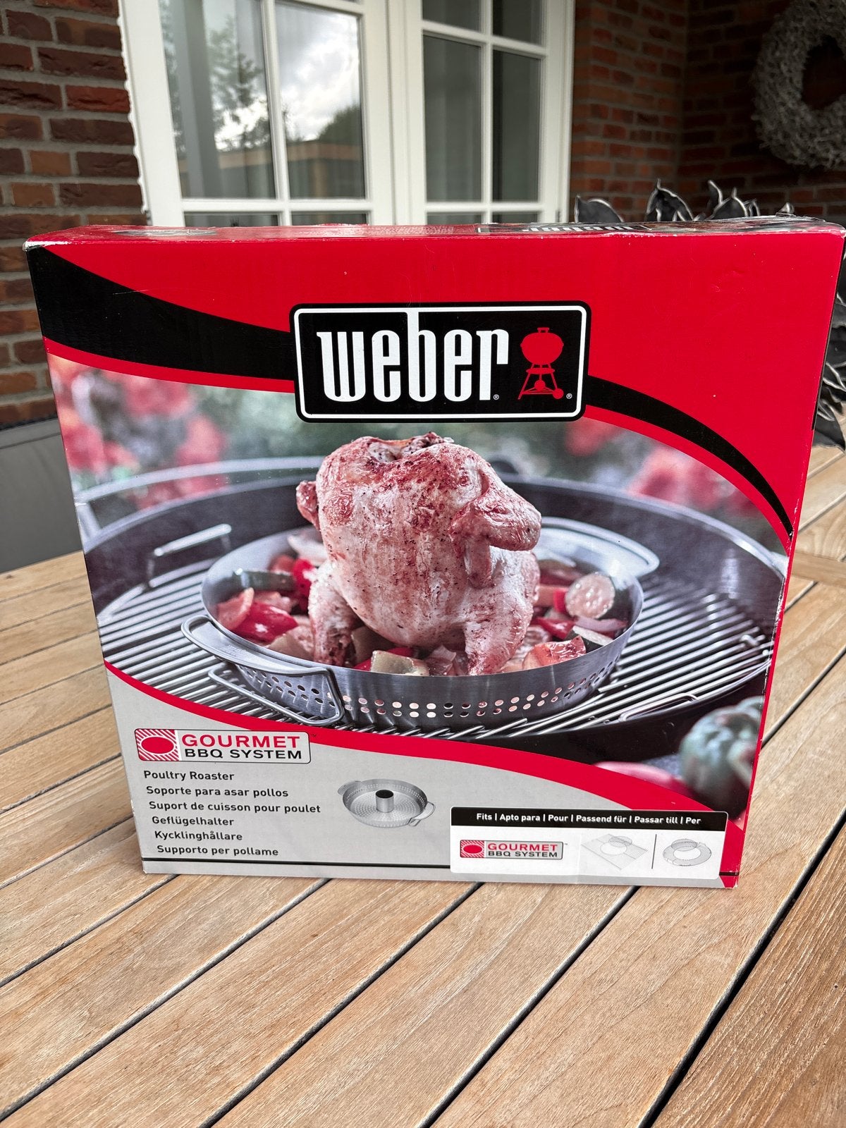 Weber GBS Gevogeltehouder - Perfect voor sappige kip, Ophalen, Nieuw