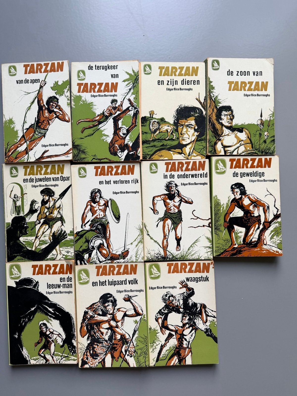 11x Tarzan pockets - Edgar Rice Burroughs, Meerdere stripboeken, Ophalen of Verzenden, Gelezen