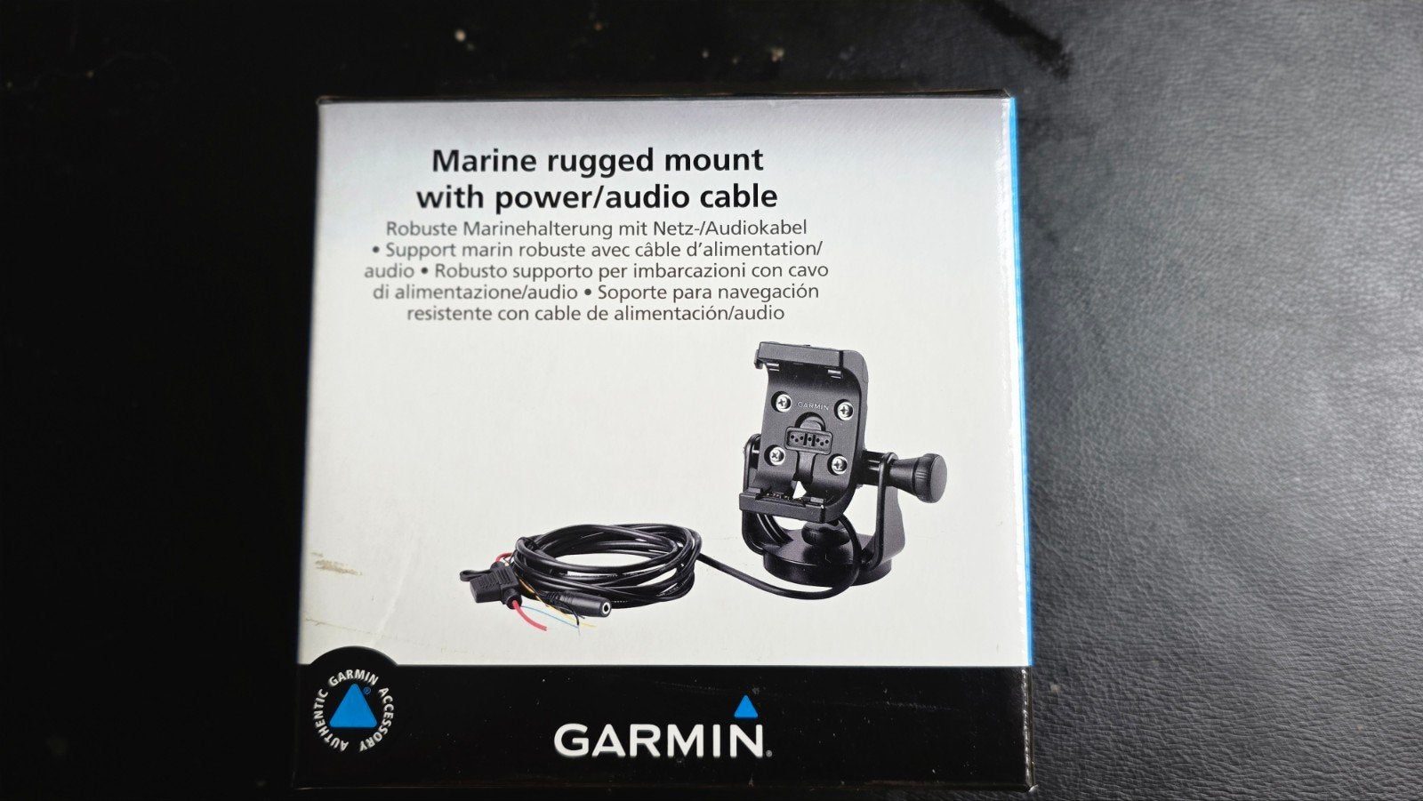Garmin Marine Robuuste Bevestiging met Stroom/Audiokabel, Ophalen of Verzenden, Nieuw, Navigatie of Gps