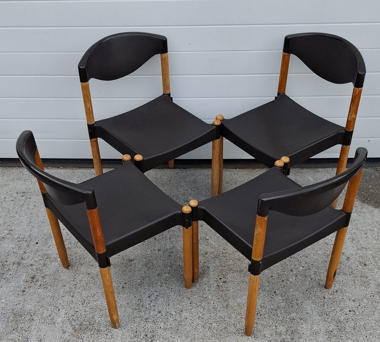 50 x Casala Vintage stoelen Bauhaus horeca cafe kantine hout, Ophalen of Verzenden, Zo goed als nieuw, Hout, Vijf, Zes of meer stoelen