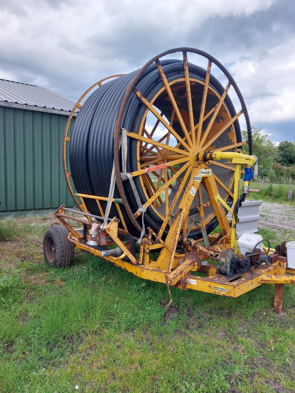 350 meter tyleen slang 90mm dik - per meter te koop, Ophalen, Gebruikt, Overige typen
