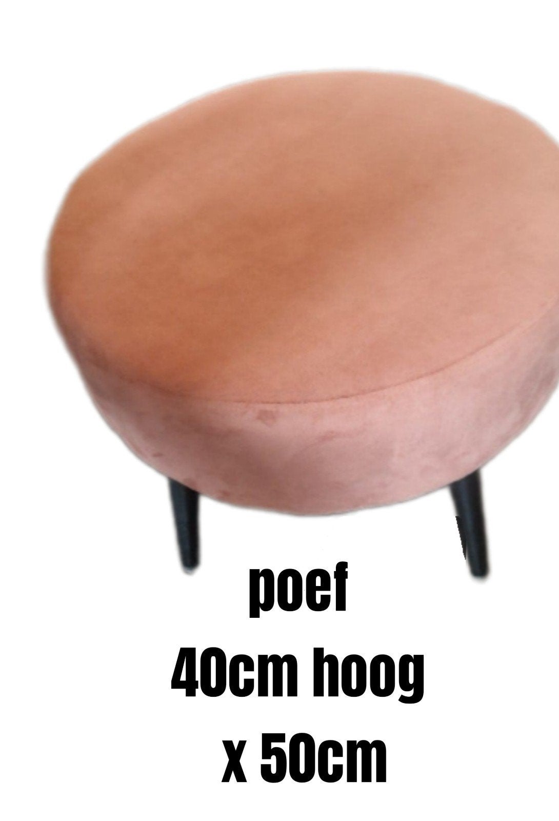 leuke, nette oud roze poef/kruk/tafeltje, Huis en Inrichting, Ophalen, Zo goed als nieuw, Hout