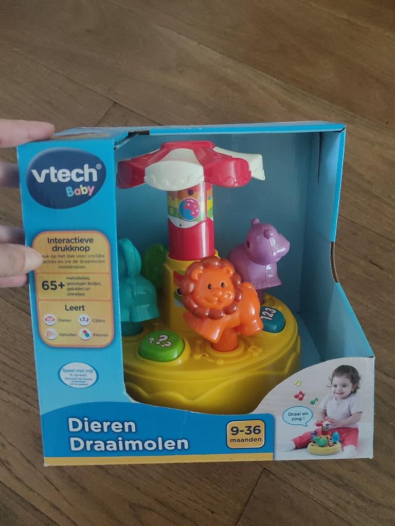 VTech baby dierendraaimolen, Ophalen of Verzenden, Zo goed als nieuw, 6 maanden tot 2 jaar