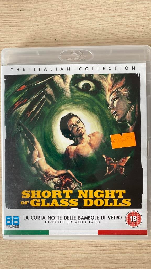 Short night of glass dolls blu ray, Cd's en Dvd's, Ophalen of Verzenden, Zo goed als nieuw, Thrillers en Misdaad