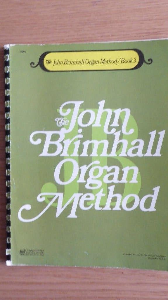 The John Brimhall Organ Method Book 3, Muziek en Instrumenten, Bladmuziek, Ophalen of Verzenden, Gebruikt, Les of Cursus, Orgel