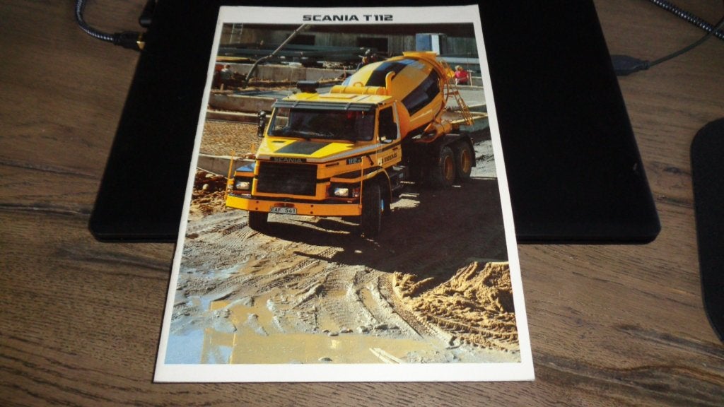 Folder  SCANIA  T112  ,  1-1984, Verzenden, Nieuw, Overige merken