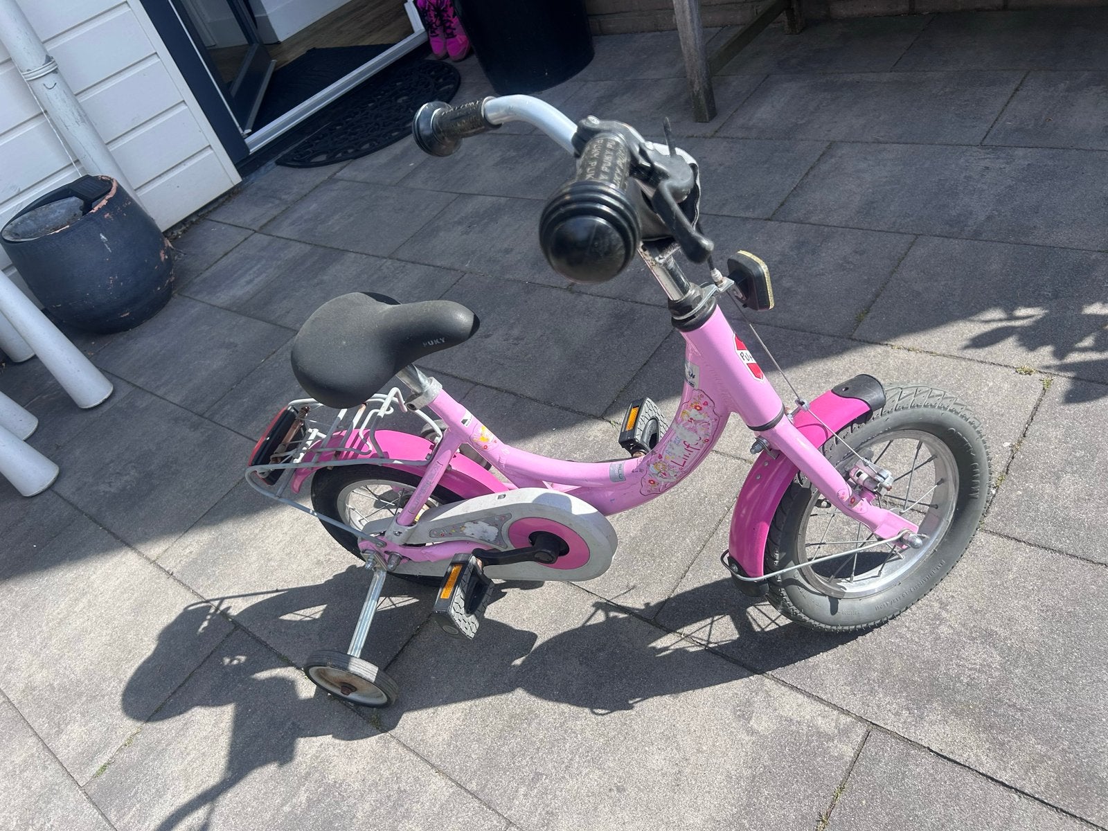 Puky kinderfiets 12 inch roze met zijwieltjes, Fietsen en Brommers, Fietsen | Kinderfietsjes, Ophalen, Terugtraprem, Zijwieltjes