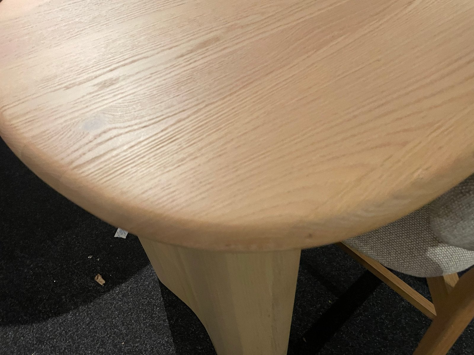 Bartafel massief eiken organische vorm 200x100, Ophalen, Nieuw, X, X