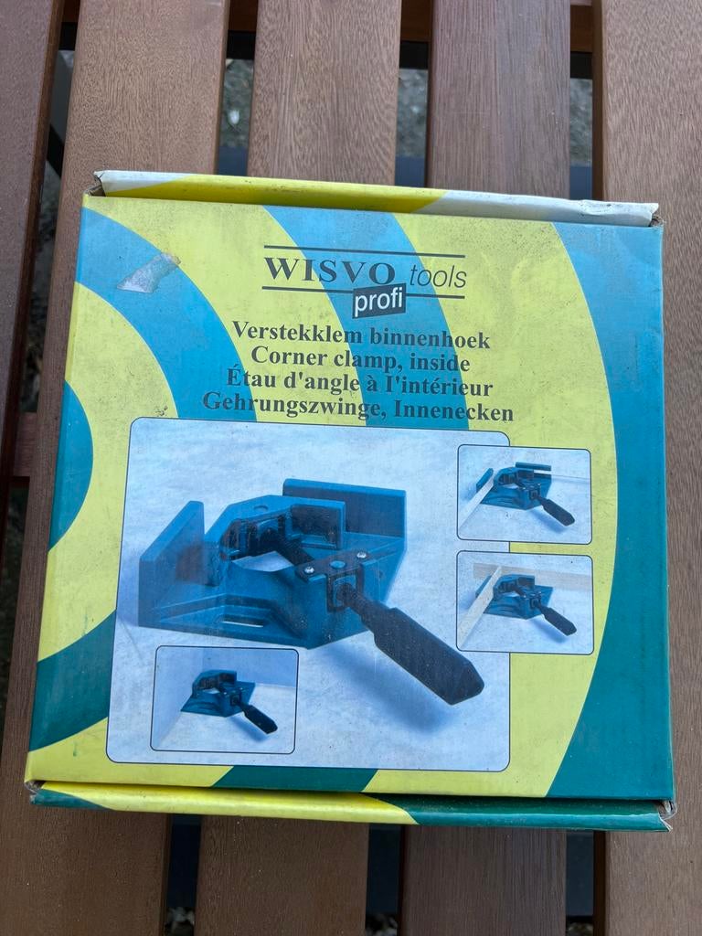 Nieuwe WISVO Tools Profi Verstekklem Binnenhoek, Doe-het-zelf en Verbouw, Ophalen of Verzenden, Nieuw