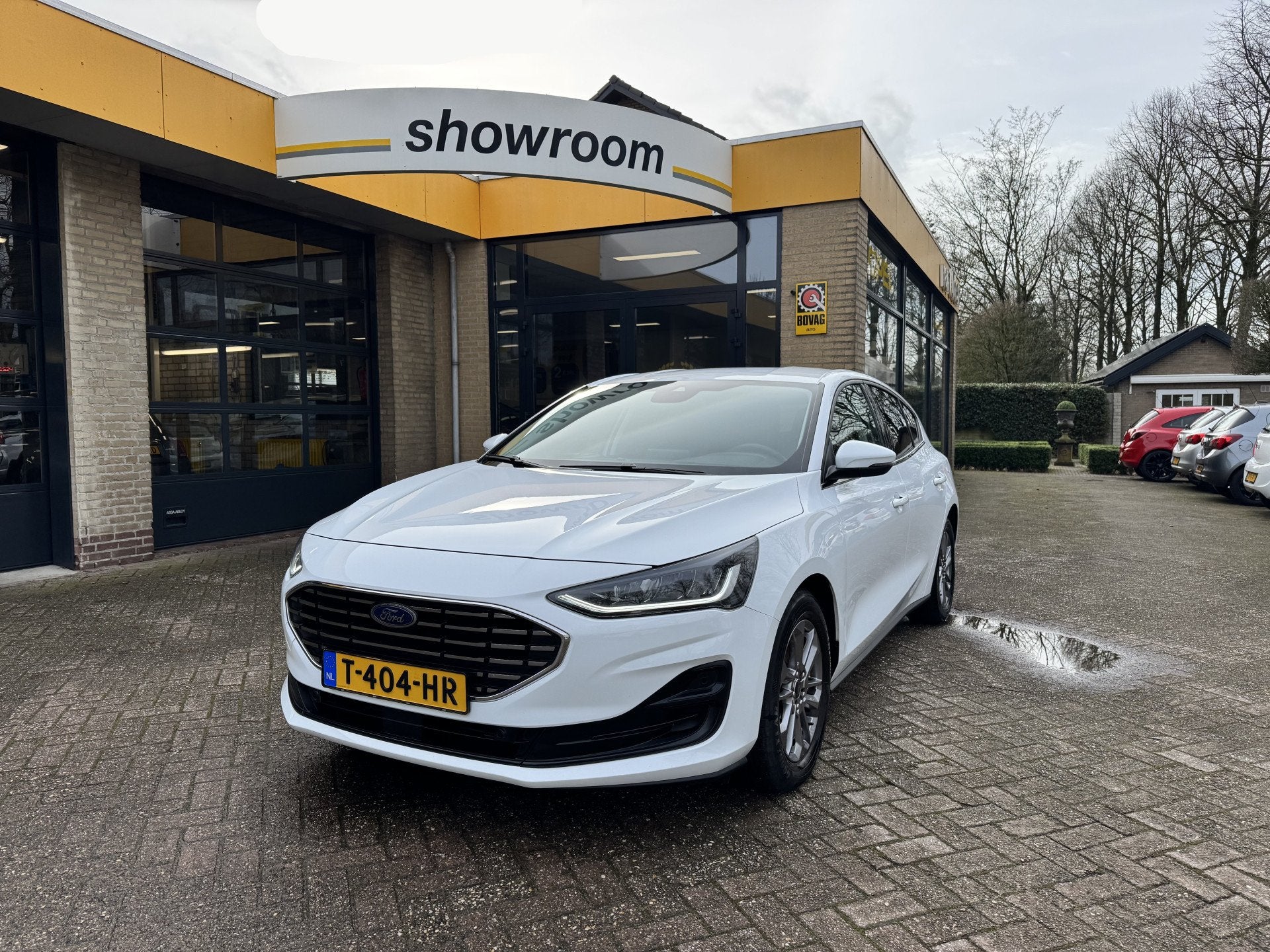 Ford Focus 1.0 EcoBoost Hybrid Titanium Climate Control Came, Auto's, 125 pk, Gebruikt, Wit, Bedrijf