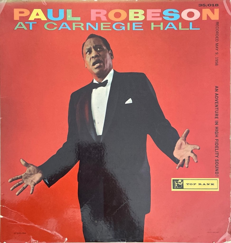 Paul Robeson - At Carnegie Hall, LP, Gebruikt, Ophalen of Verzenden, 12 inch