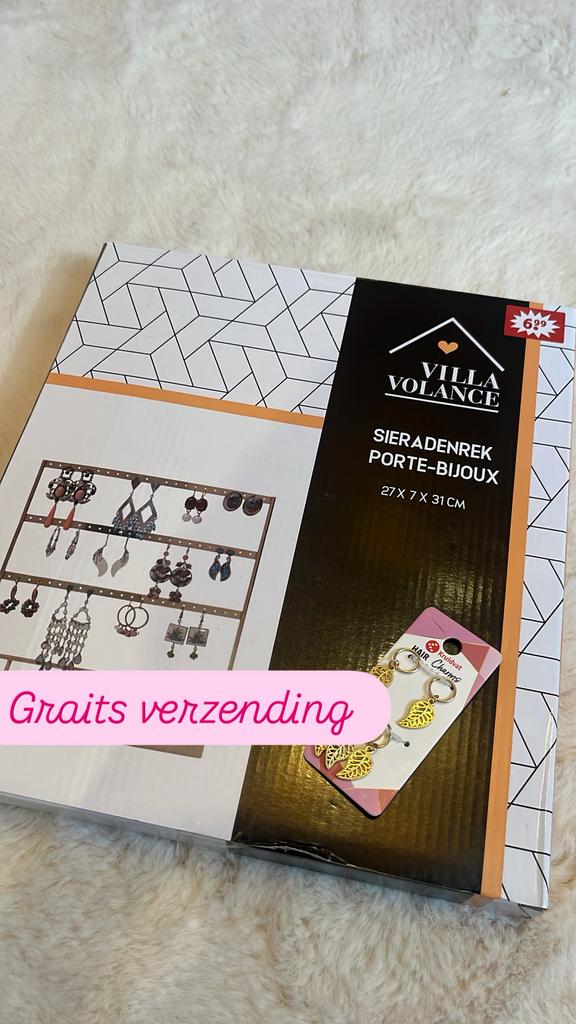 Oorbellen rek, Ophalen of Verzenden, Zo goed als nieuw