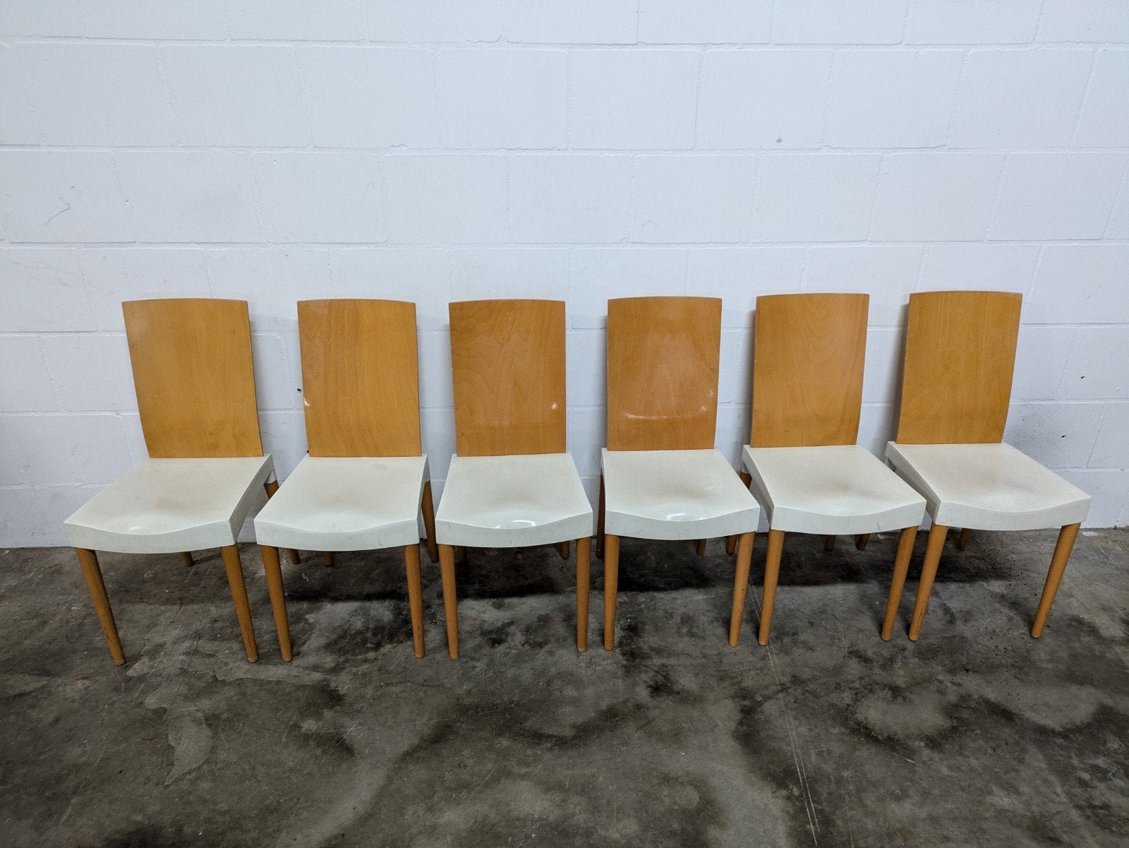 Kartell eetkamerstoelen 6x, Huis en Inrichting, Stoelen, Ophalen, Gebruikt, Vijf, Zes of meer stoelen