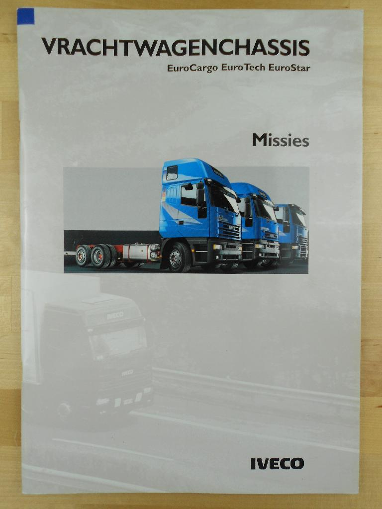 Iveco Bakwagen EuroCargo EuroTech EuroStar Brochure 1996, Boeken, Iveco, Ophalen of Verzenden, Zo goed als nieuw, Overige merken