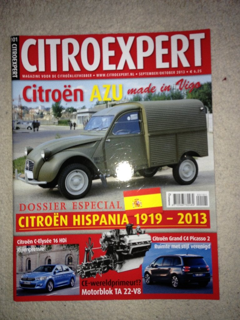 Citro Expert nr. 101 september 2013 2CV AZU, Ophalen of Verzenden, Zo goed als nieuw, Citroën